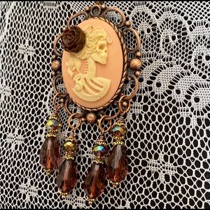 Lolita Skeleton Cameo Necklace